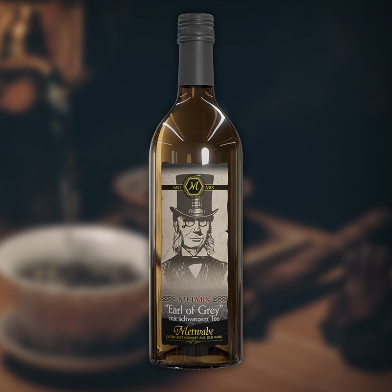 Met - Honigwein - Mix "Earl of Grey" mit schwarzem Tee - 0,75l - 9%vol