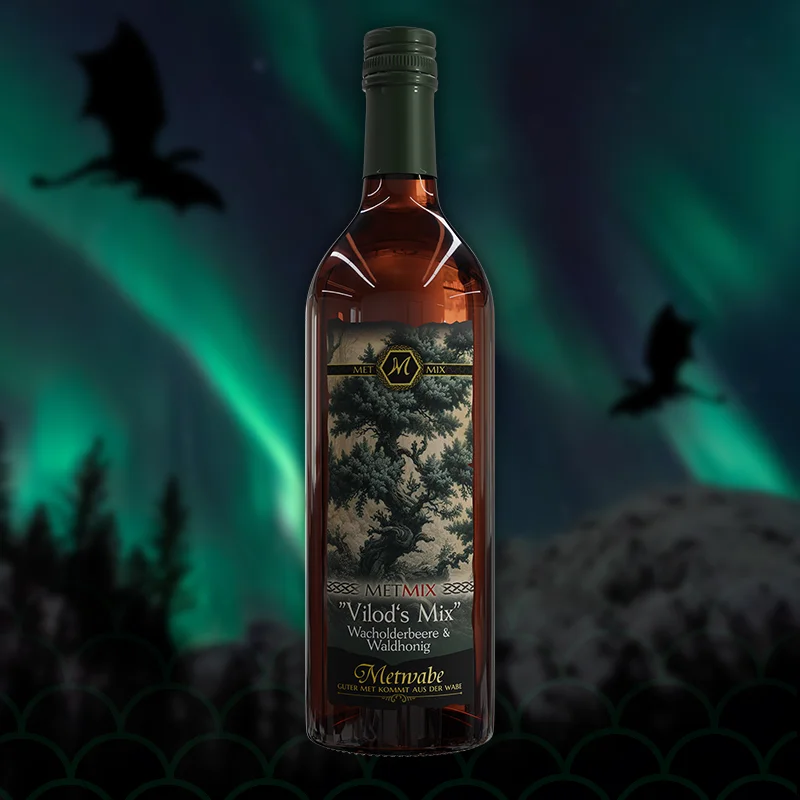 "Vilod`s Mix" Met mit Wacholderbeere & Waldhonig - 0,75 l - 9 % vol - Honigwein