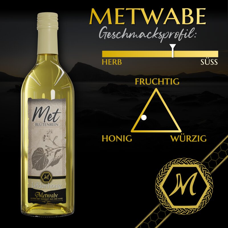 Lindenblüten Met - 0,75l - 10%vol - Honigwein