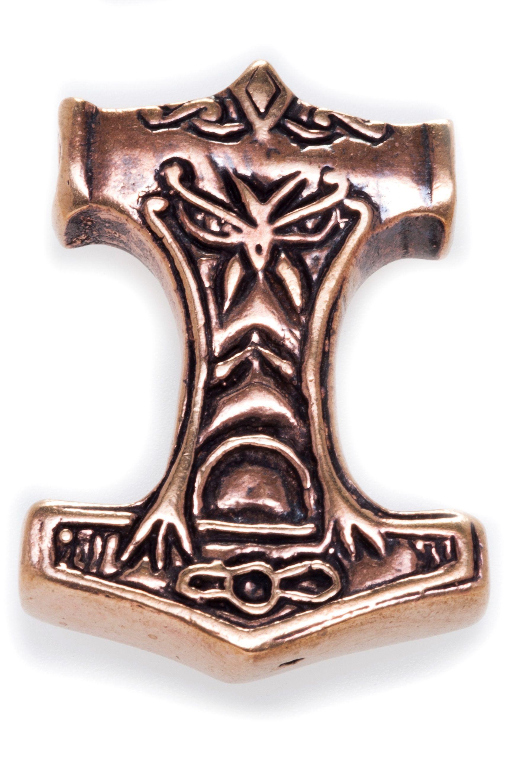 Großer Thorshammer Bronze 3.9 cm - atb38
