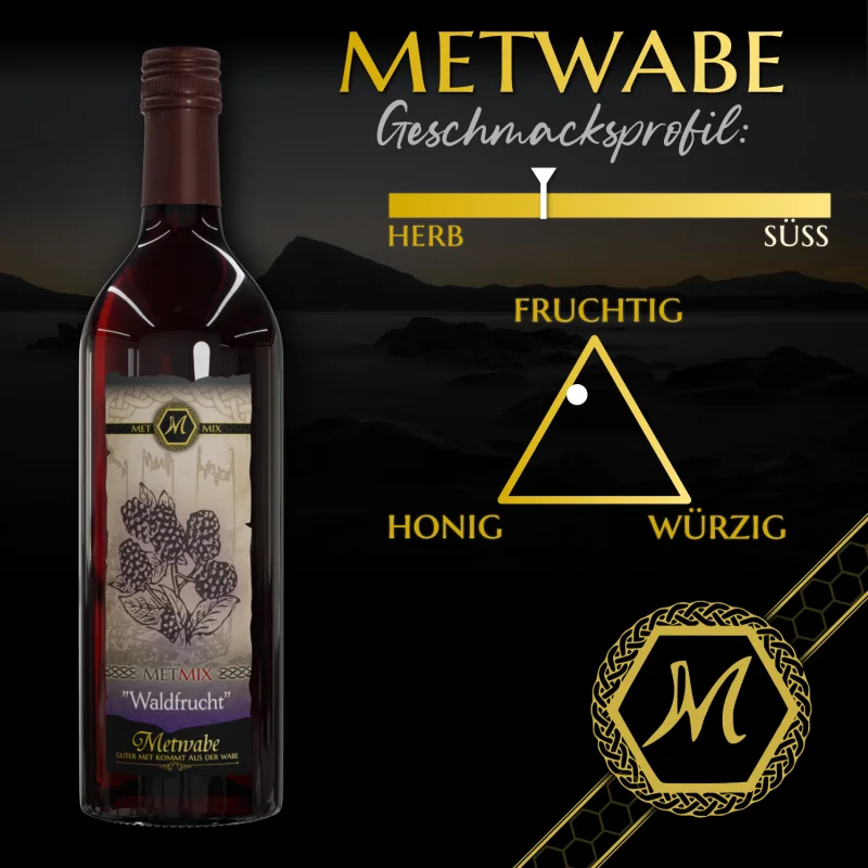 Met - Mix - Waldfrucht - 0,75 l - 8 % vol - Hongwein - Mix