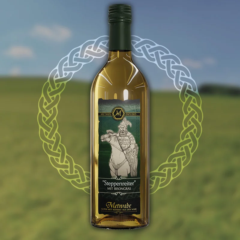 Steppenreiter Met mit Bisongras - 0,75 l - 11 % vol - Honigwein