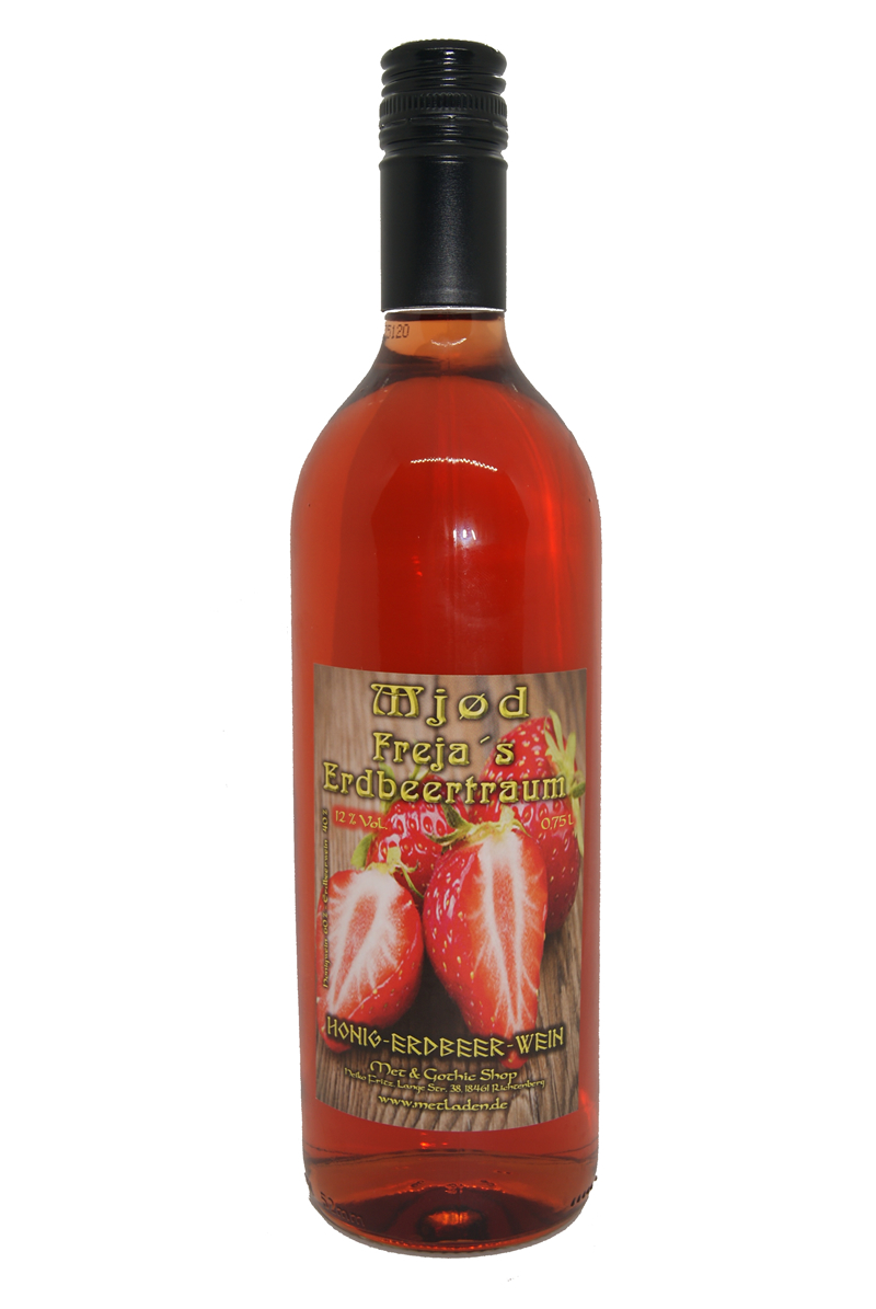 Freja´s Erdbeertraum in 0,75 Liter Flasche - 12 %