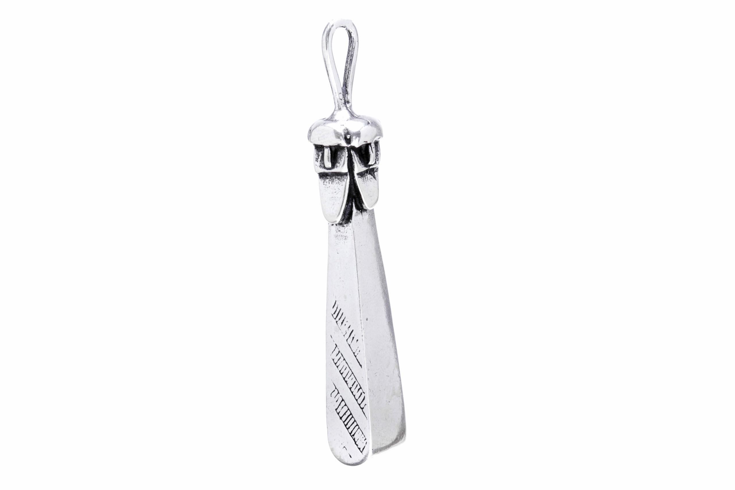 Anhänger Swantevit 6.5 cm Slawischer Kriegsgott Silber - av82