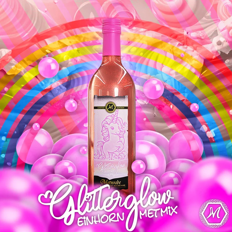 Magic Mead Glitterglow "Bubblegum" - 0,75l - 7%vol - Met /Honigwein - Mix