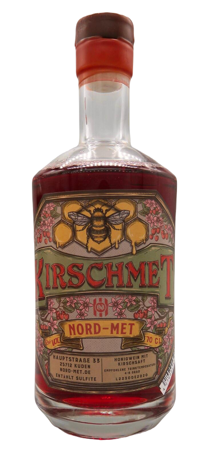 Nord-Met Kirsche - 0,7 l - 12 % - Kirsch-Met
