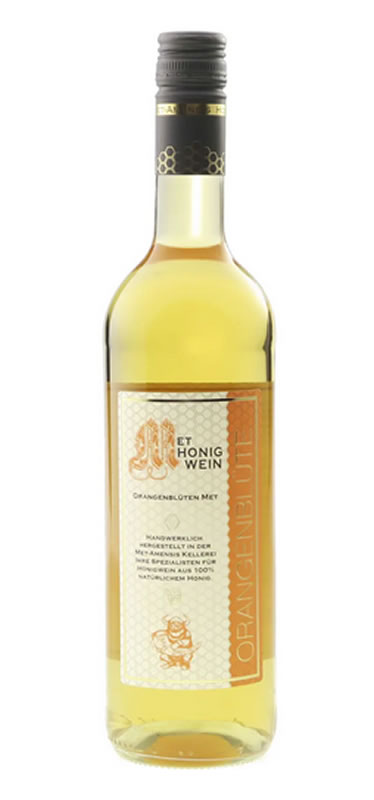 Met Orangenblüte - Honigwein aus Orangenblütenhonig, 11% vol., Flasche - 0,75l