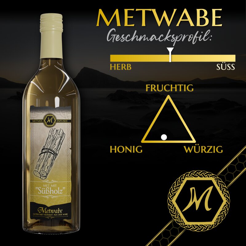 Met / Honigwein mit Süßholz - 0,75l - 11%vol