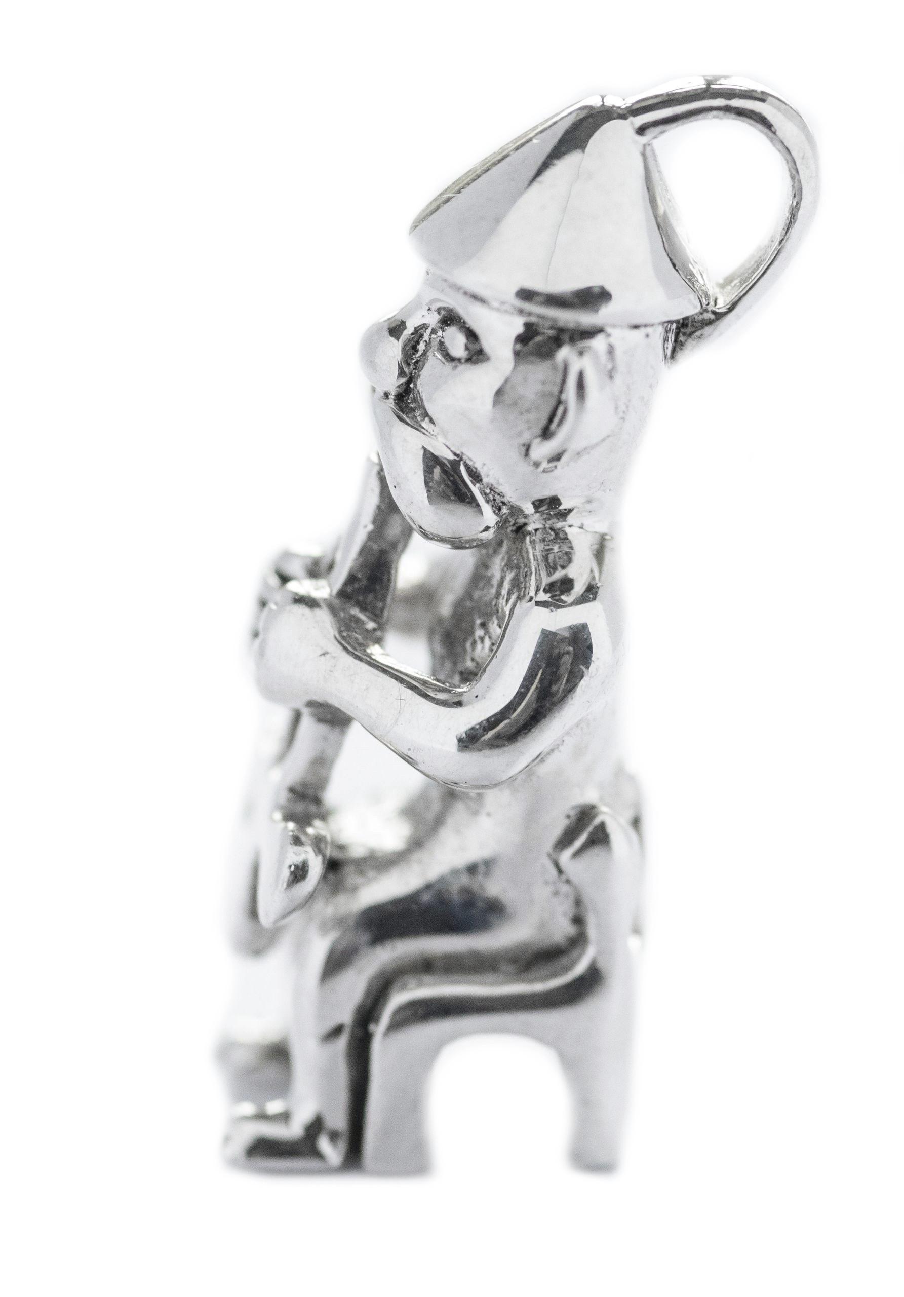 Anhänger THOR auf seinem Thron  2.9 cm Silber - av53