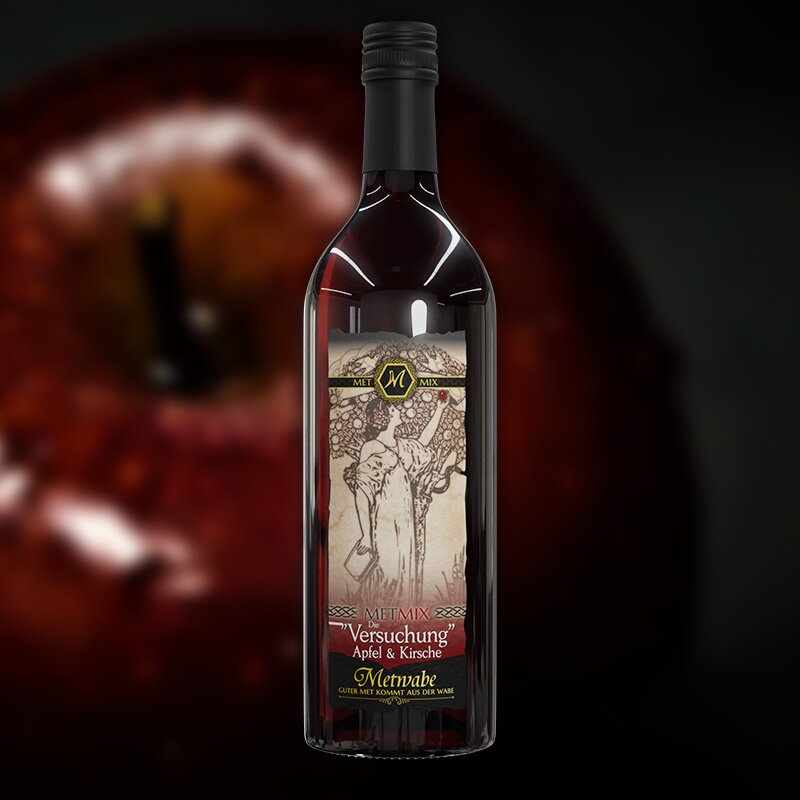 Met - Honigwein "Die Versuchung" Apfel & Kirsch - 0,75l - 7,5%vol