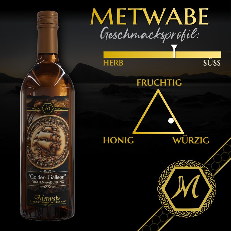 "Golden Galleon" - Piraten-Mischung - 0,75l - 7,5%