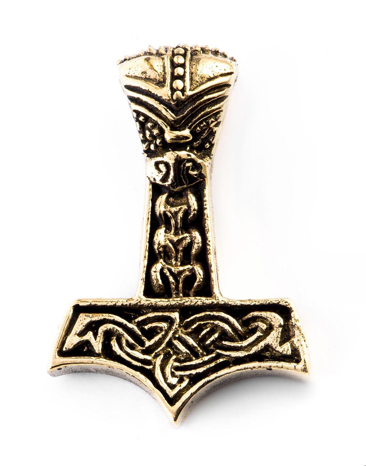 Kleiner Thorshammer Bronze - 2 cm - atb46