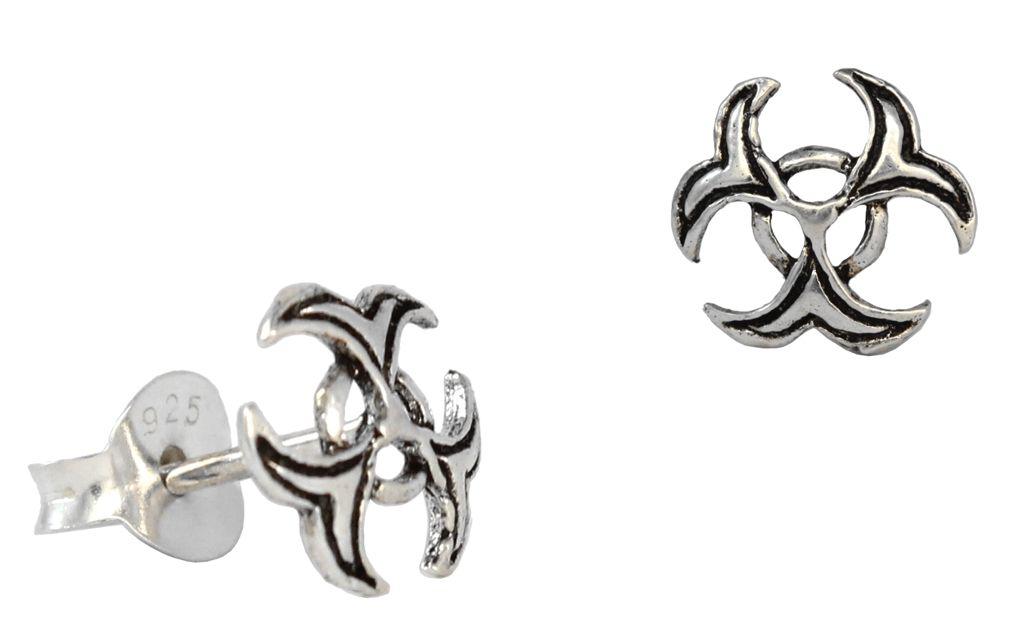 Ohrstecker  Keltischer Ohrschmuck 4 mm Silber - ost63