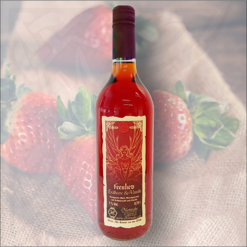 FEENLIED Erdbeere & Vanille - 0,75l - 7% vol