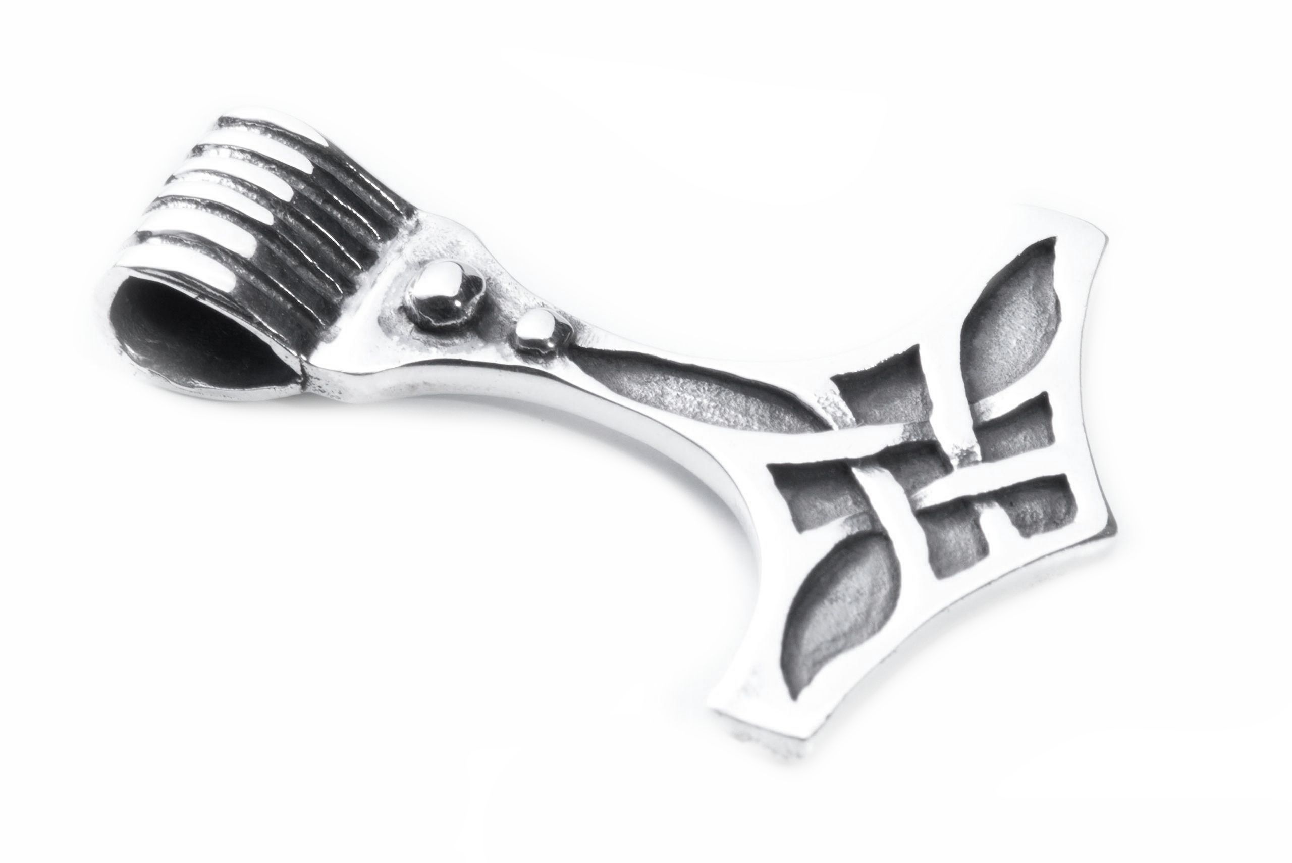 Thor's hammer silver 2.8 cm - at17