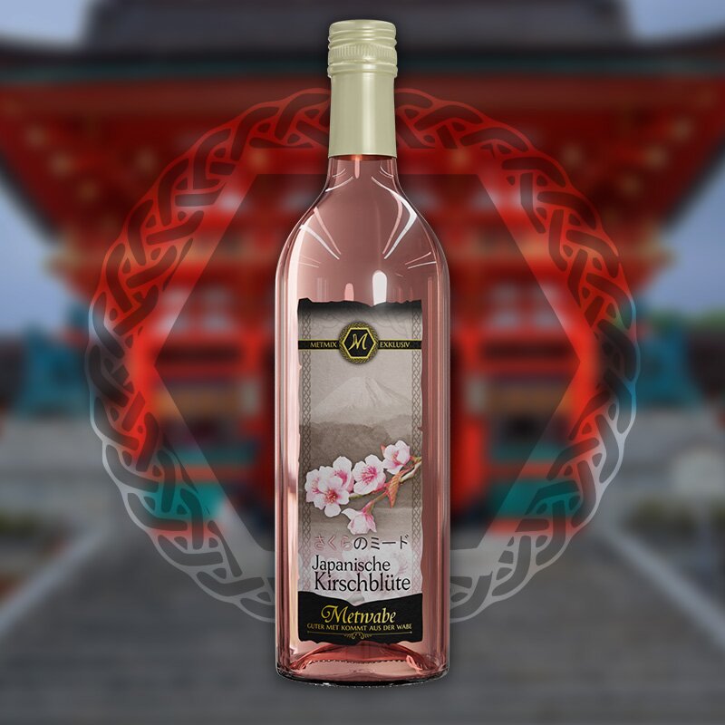 Met "Japanische Kirschblüte" - 0,75l - 9,5%vol - Honigwein