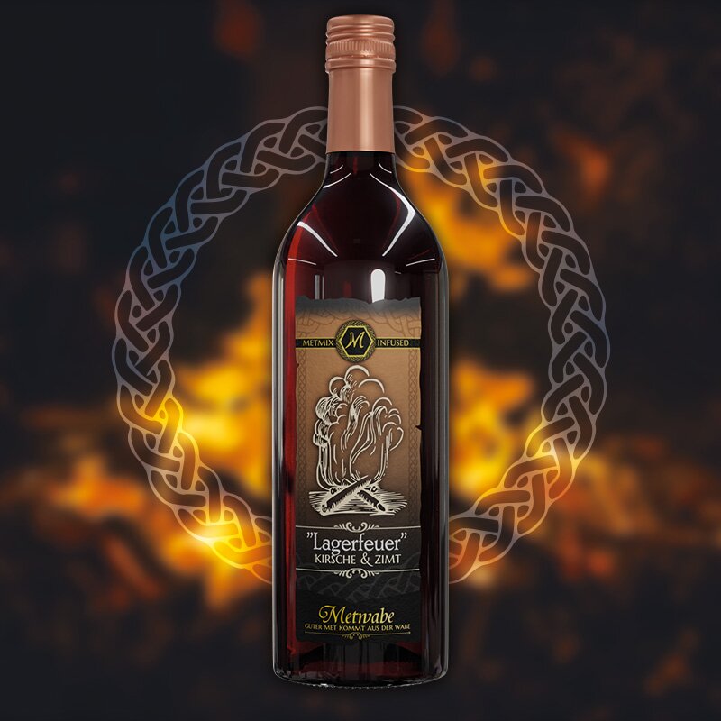 Met / Honigwein - Lagerfeuer "Met mit Kirsche & Zimt" - 0,75l - 6%vol