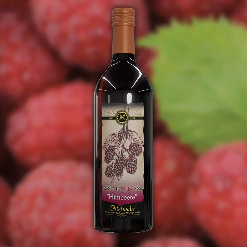 Met - Mix  -Himbeere - 0,75 l - 6 % vol - Honigwein - Mix