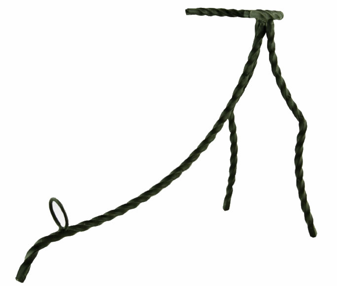 Trinkhorn-Ständer aus Schmeideeisen 0,5-0,6 Liter