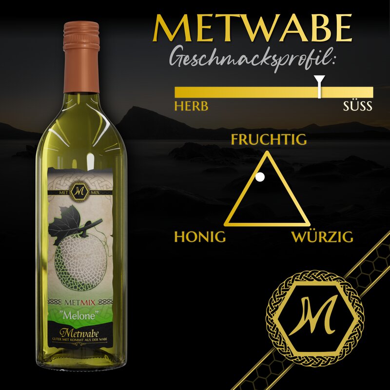 Met - Honigwein - Mix "Melone" - 0,75l - 6,5%vol