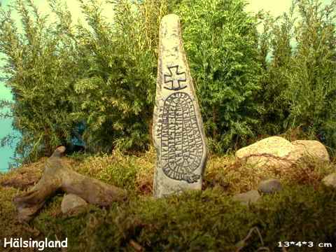 Runestone from Järvsö Prästgård in Hälsingland, Sweden - Hs 6 - No.11