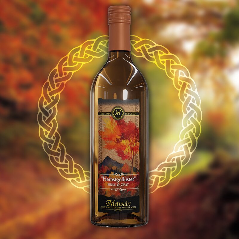 Met / Honigwein Mix - HERBSTGEFLÜSTER Birne & Zimt - 0,75l - 7,5%vol