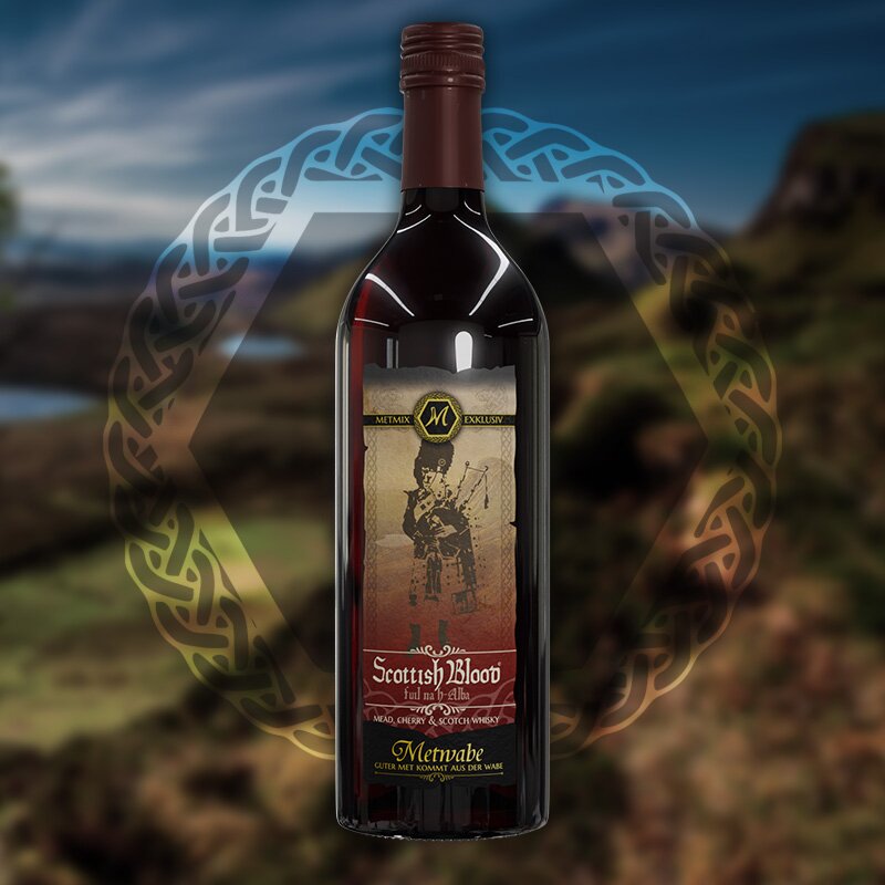 Met Scottish Blood "Kirsche & Whisky" - 0,75l - 10% vol