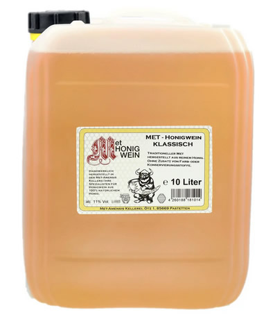 Mead honey wine - classic sweet, 11% vol., canister | 10 liters