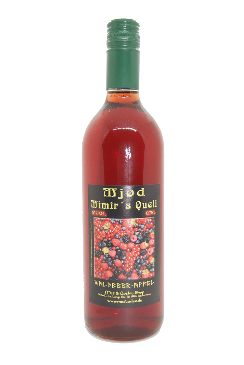 Mimirs Quell - Waldbeer-Apfel-Mjöd (Met) - 9,0 % - 0,75 Liter