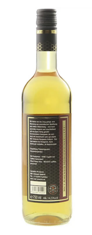 Met Mjölnir, starker süßer Honigwein, Germanen Krafttrunk, 14,5% vol., Flasche - 0,75 l
