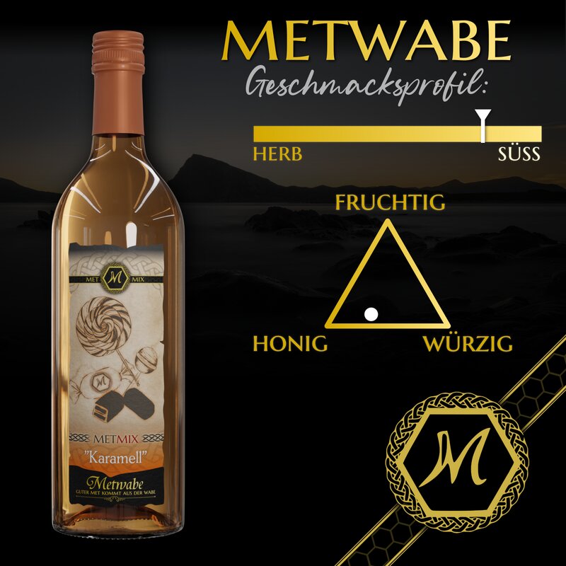 Met / Honigwein - Mix - Karamell - 0,75l - 11%