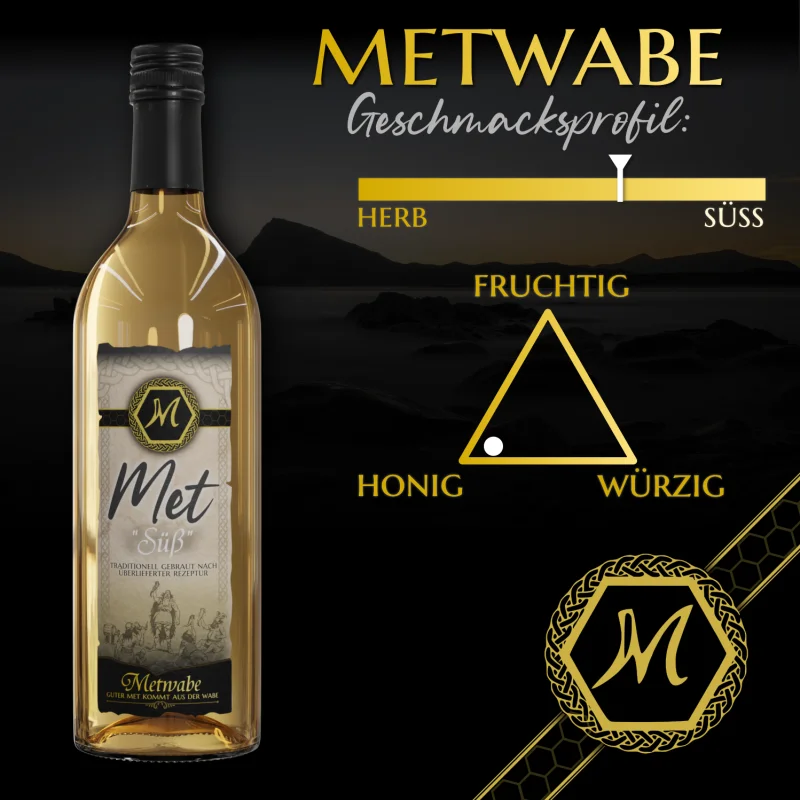 Met "Süß" - 0,75 l - 11% vol - Honigwein