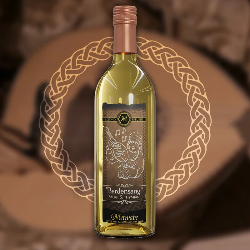 Bardensang "Met mit Thymian & Salbei" - 0,75l - 11% vol - Honigwein
