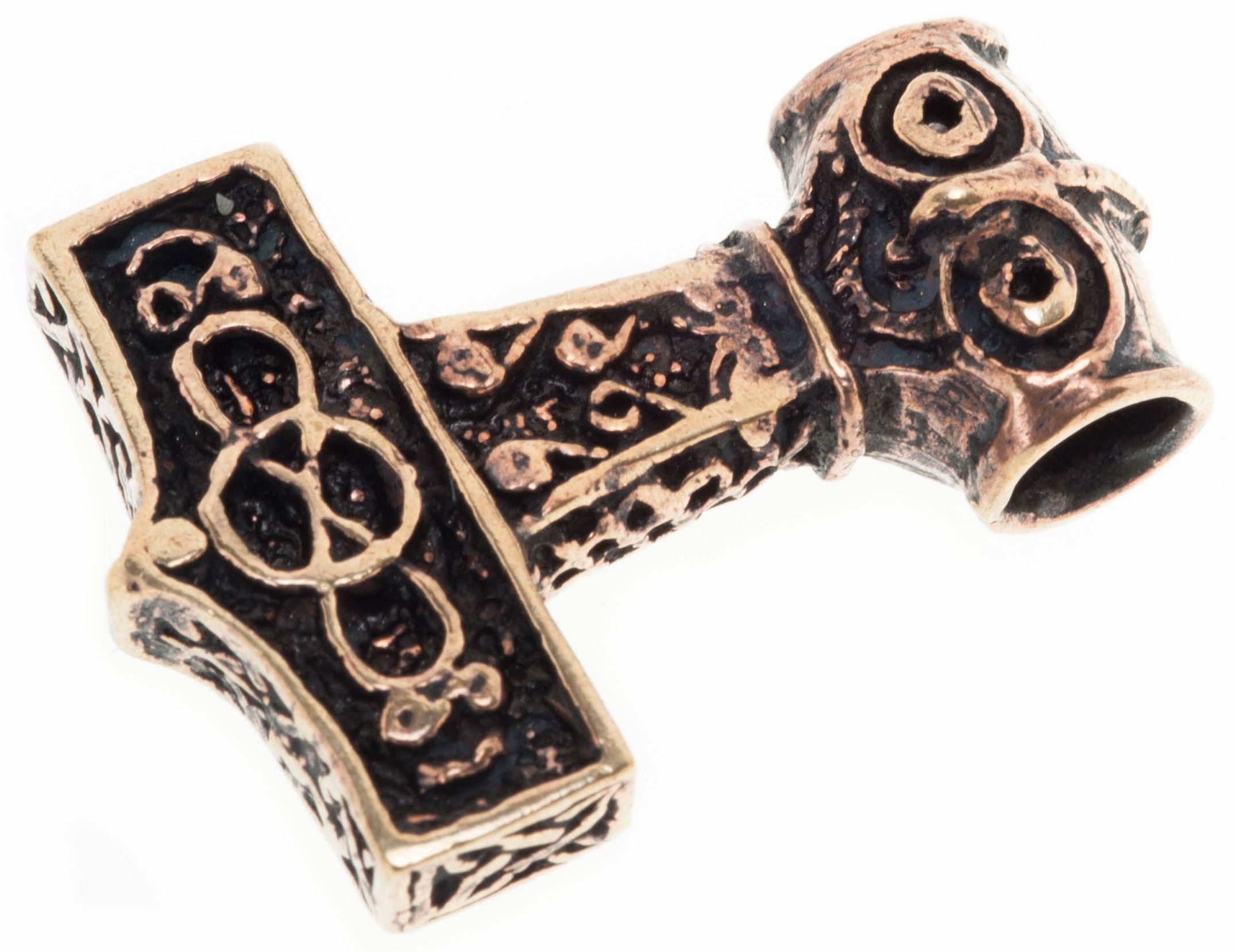 Thorshammer MJÖLNIR 3.5 cm - Bronze - atb12