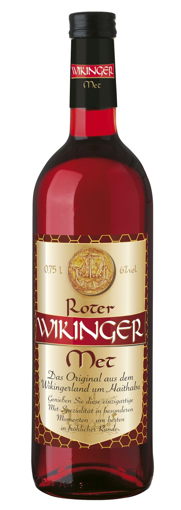 Roter Wikinger-Met - 0,75 Liter - alc. 6 % Vol.