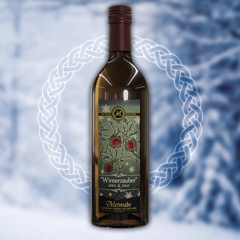 Met / Honigwein - WINTERZAUBER Apfel & Zimt - 0,75l - 9%vol