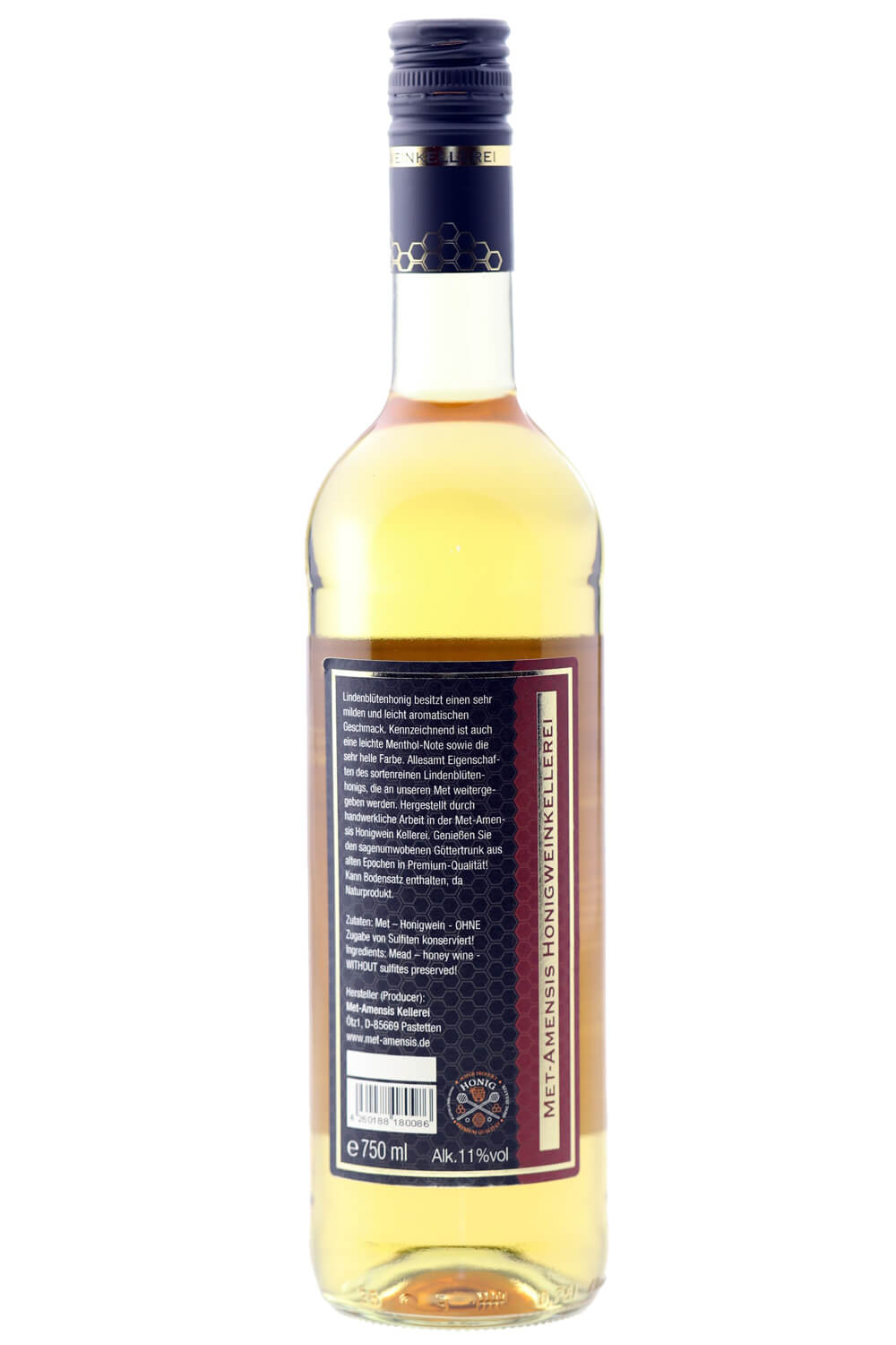 Lindenblütenhonig Met - 0,75 l - 11 %