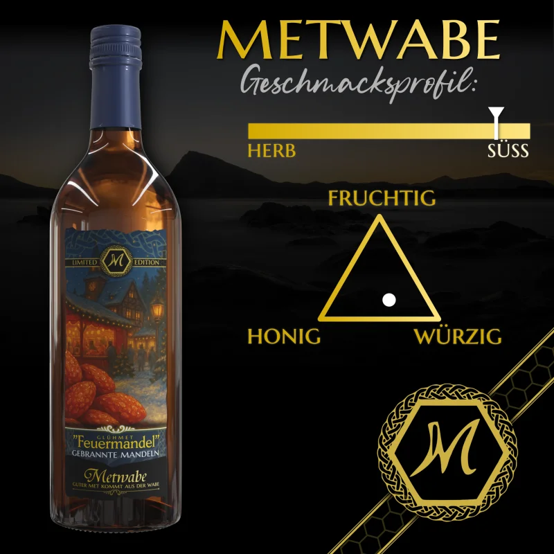 Met Feuermandel "Met mit Mandel" 0,75l - 7,5%vol. - Honigwein