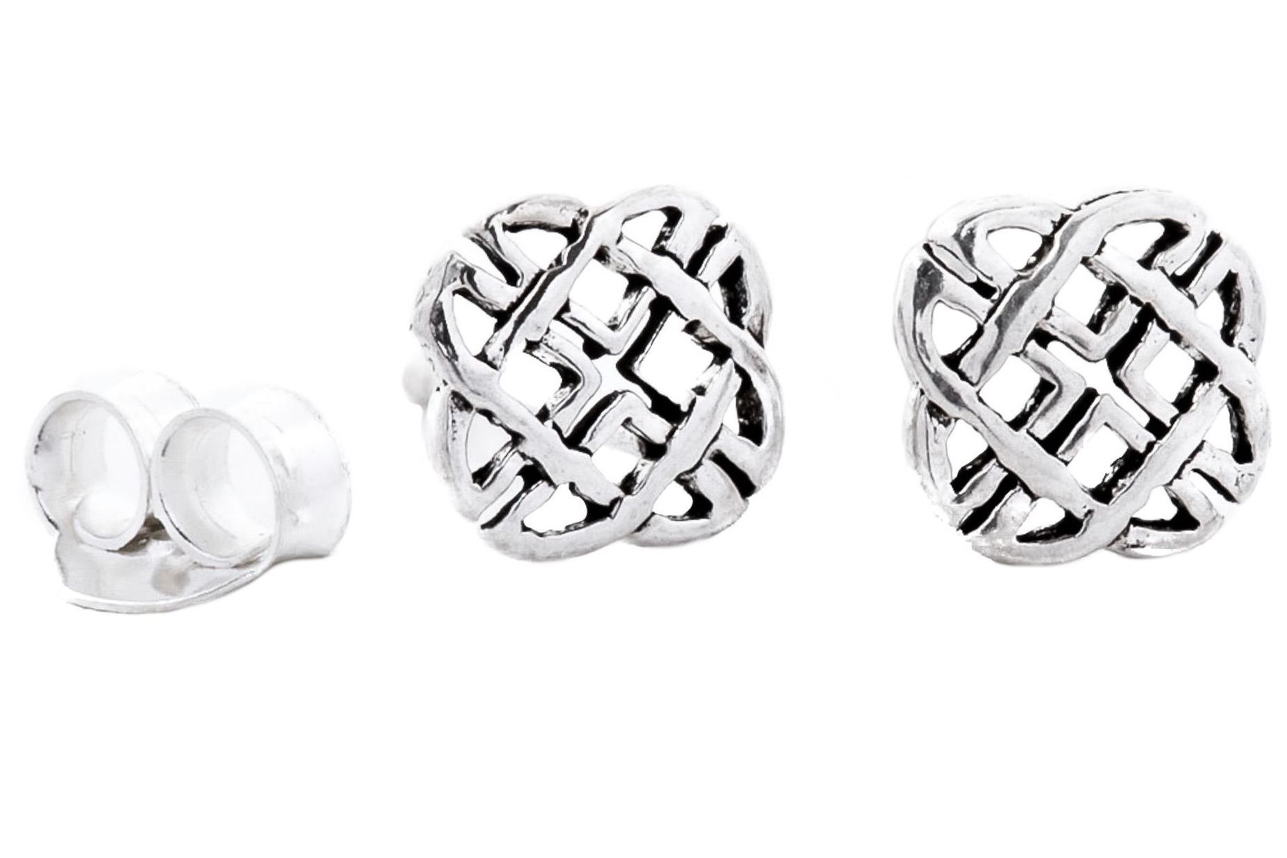 Ohrstecker Celtic 5 mm Silber - ost3