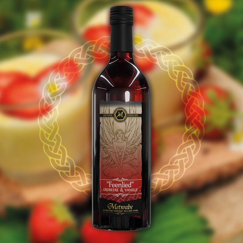 FEENLIED Erdbeere & Vanille - 0,75l - 7% vol