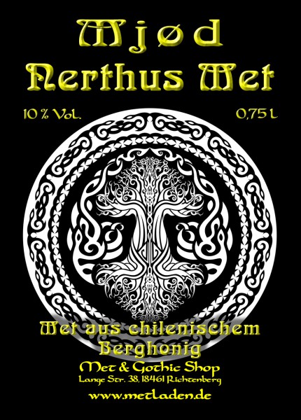 Nerthus Met - Berghonig-Met - Honigwein - 0,75 l - 10 %