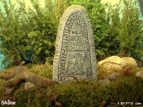 Runenstein von Skårby-Marsvinsholm in Skåne, Schweden - DR 280 - Nr.14
