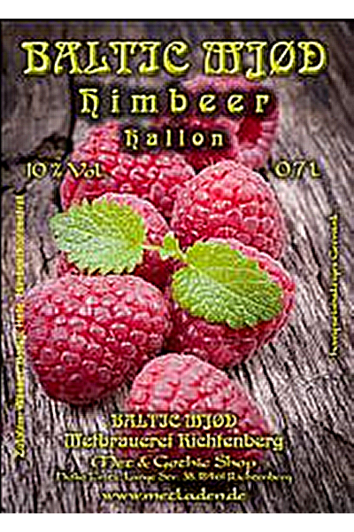 Met Himbeere - Baltic Mjød -10 % - 0,7 Liter