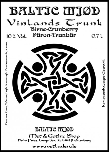 Vinlands Trunk -Met mit Birne/Cranberry-Baltic Mjød -0,7 l