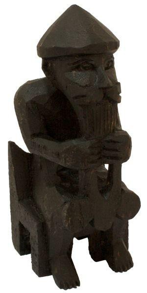 Wikinger Figur THOR 15 cm schwarz - hk65