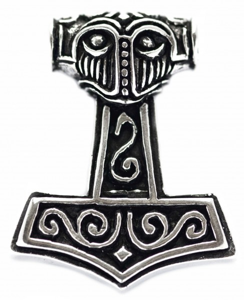 Thors Hammer 3.4 cm Silber - at29