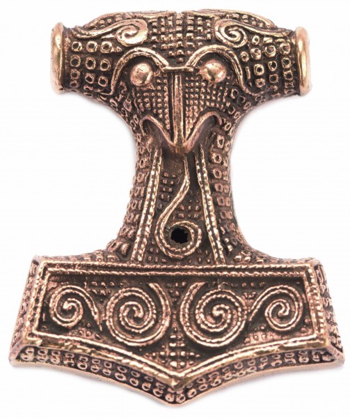 Thorshammer 4.8 cm Großer Skånehammer Bronze - atb43