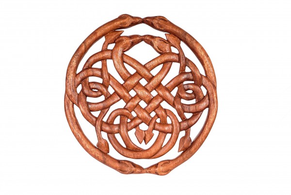 Wandbild - Keltischer Knoten - Drachen - ws71