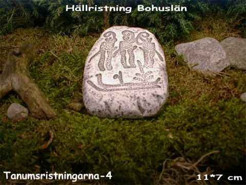 Bildstein - Felsritzung von Tanumshede in Bohuslän - Schweden - Nr. 6