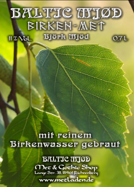 Birken - Met - Honigwein mit Birkenwasser - 0,7 l - 11 %